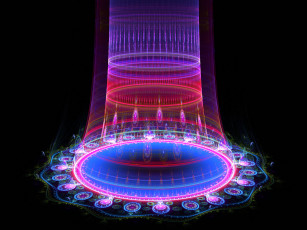 Картинка 3д графика fractal фракталы абстракция цвета узор тёмный
