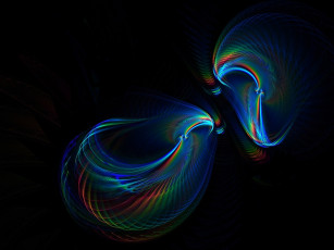 Картинка 3д графика fractal фракталы тёмный абстракция узор