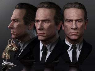 Картинка 3д графика people люди агент пришелец