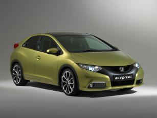Картинка honda civic hatchback автомобили
