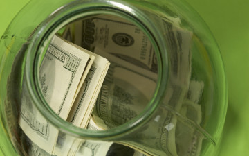 Картинка разное золото купюры монеты доллары валюта банкноты