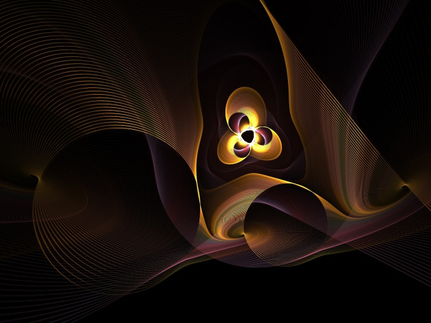 Обои картинки фото 3д, графика, fractal, фракталы, абстракция, узор, тёмный