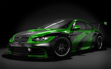 Картинка bmw m3 gtr автомобили 3д красота изящество автомобиль