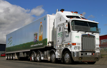 Картинка автомобили kenworth тягач