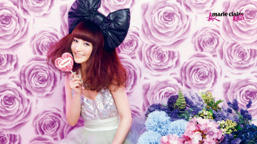Картинка бренды marie claire улыбка цветы