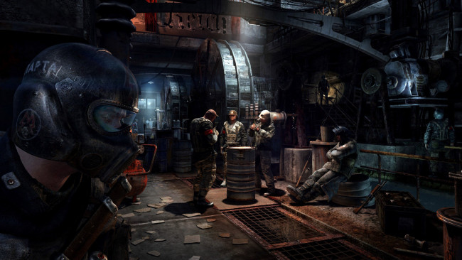 Обои картинки фото видео, игры, metro, last, light, люди