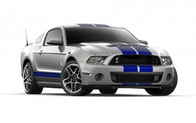 Обои картинки фото автомобили, mustang, ford, shelby, gt500