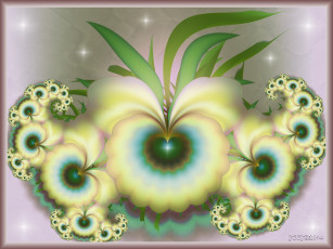 Картинка 3д+графика цветы+ flowers цвета фон узор