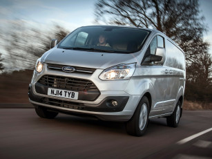 Картинка автомобили ford custom transit серый 2012г uk-spec