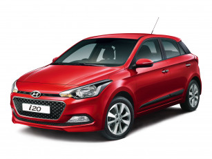 обоя автомобили, hyundai, красный, 2014г, ib, elite, i20