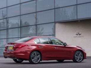 Картинка автомобили infiniti красный 2014г v37 uk-spec 2-0t q50