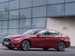 Картинка автомобили infiniti q50 красный 2014г v37 uk-spec 2-0t