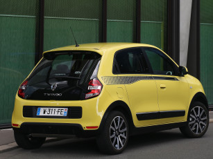 Картинка автомобили renault twingo желтый 2014г