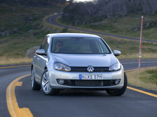 Картинка автомобили volkswagen au-spec 5-door golf серый typ 5k