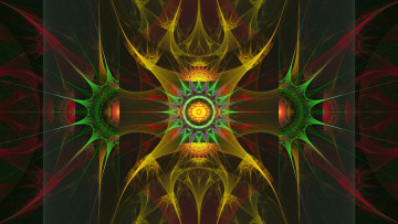 Картинка 3д+графика фракталы+ fractal узор цвета фон