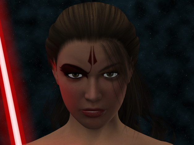 Обои картинки фото 3д графика, портрет , portraits, девушка, фон, взгляд