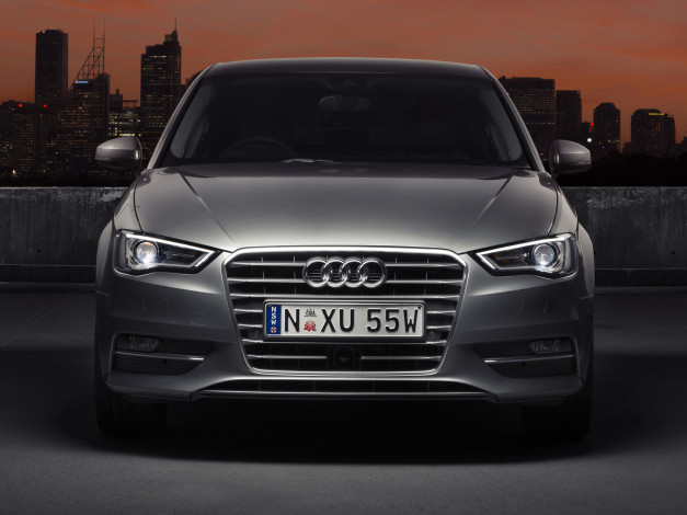 Обои картинки фото автомобили, audi, 1-8t, sportback, a3, темный, 8v, au-spec