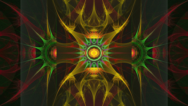 Обои картинки фото 3д графика, фракталы , fractal, узор, цвета, фон