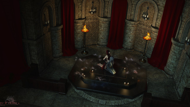 Обои картинки фото 3д графика, фантазия , fantasy, взгляд, фапкелы, халк, девушка