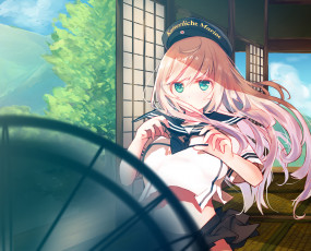 Картинка аниме unknown +другое арт comrade stalin вентилятор девушка