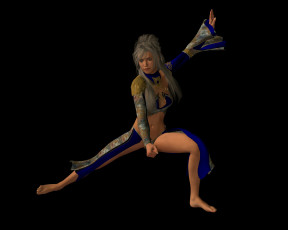 Картинка 3д+графика люди+ people девушка взгляд фон