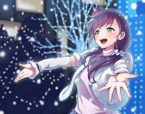 Картинка аниме love+live +school+idol+project love live school idol project keita kta0 toujou nozomi девочка арт