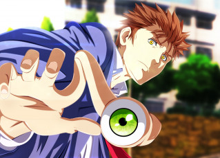 Картинка kiseijuu +sei+no+kakuritsu аниме учение о жизни паразит правик глаз рука арт шиничи изуми sei no kakuritsu