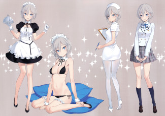 Картинка аниме idolm@ster cleavage rin skirt swimsui shibuya shirt oyari open bra nopan no girls breasts bikini cinderella idolmaster seifuku scan ashito