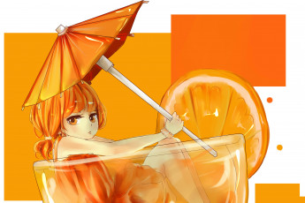 Картинка аниме unknown +другое девушка чай