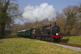 Картинка техника паровозы паровоз рельсы дорога железная