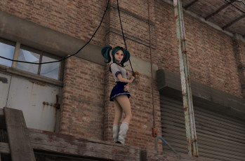 Картинка 3д+графика люди+ people девушка фон взгляд