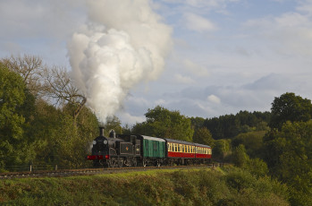 Картинка техника паровозы рельсы дорога железная паровоз