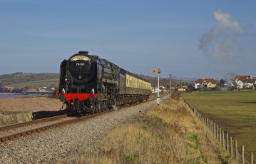 Картинка техника паровозы дорога железная рельсы паровоз