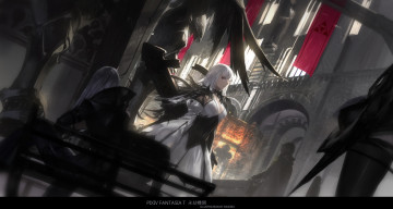 Картинка аниме pixiv+fantasia девушки арт swd3e2