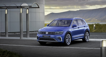 обоя автомобили, volkswagen, tiguan, gte, concept, 2015г