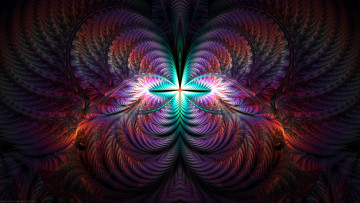 Картинка 3д+графика фракталы+ fractal узор цвета фон