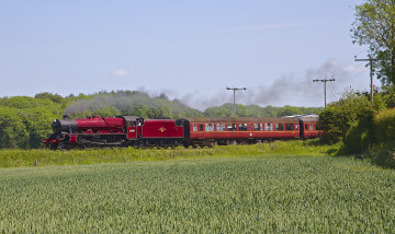 Картинка техника паровозы рельсы дорога железная паровоз