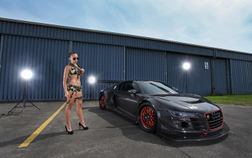 Картинка автомобили -авто+с+девушками audi