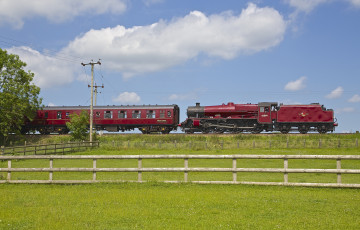 Картинка техника паровозы рельсы дорога железная паровоз