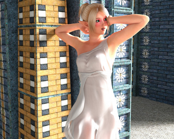 Обои картинки фото 3д графика, эльфы , elves, фон, эльфийка, взгляд