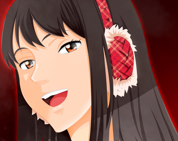 Обои картинки фото kiseijuu,  sei no kakuritsu, аниме, арт, лыбка, взгляд, девушка