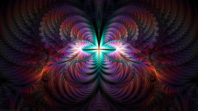 Обои картинки фото 3д графика, фракталы , fractal, узор, цвета, фон