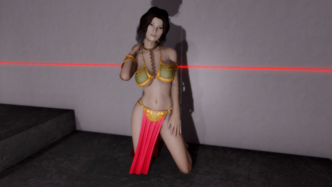 Обои картинки фото 3д графика, люди , people, фон, взгляд, девушка