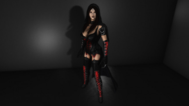 Обои картинки фото 3д графика, люди , people, сапоги, фон, взгляд, девушка