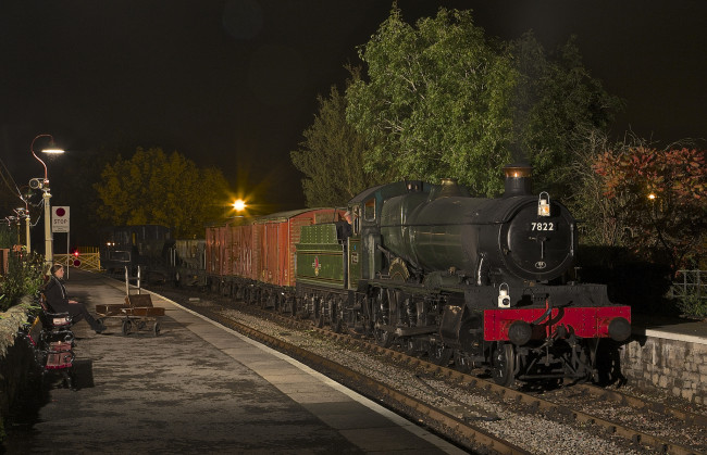 Обои картинки фото техника, паровозы, паровоз, рельсы, дорога, железная