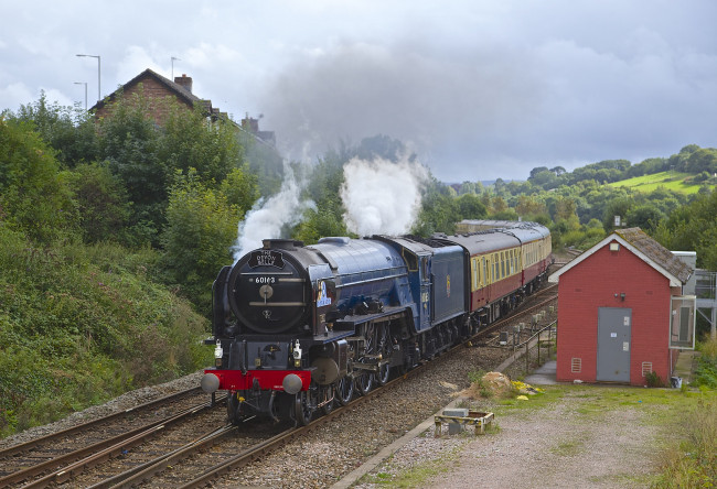 Обои картинки фото техника, паровозы, железная, дорога, рельсы, паровоз