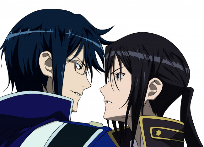 Обои картинки фото аниме, k project, проект, кей, синий, король