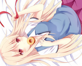 Картинка аниме sakurasou+no+pet+na+kanojo девушка взгляд фон
