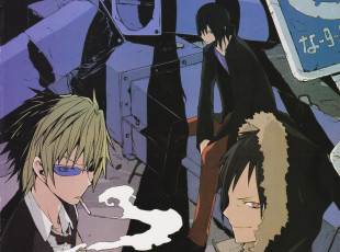 Картинка аниме durarara парни