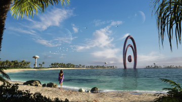 Картинка фэнтези иные+миры +иные+времена море